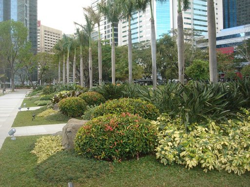 Ayala triangle gardens former manila airport