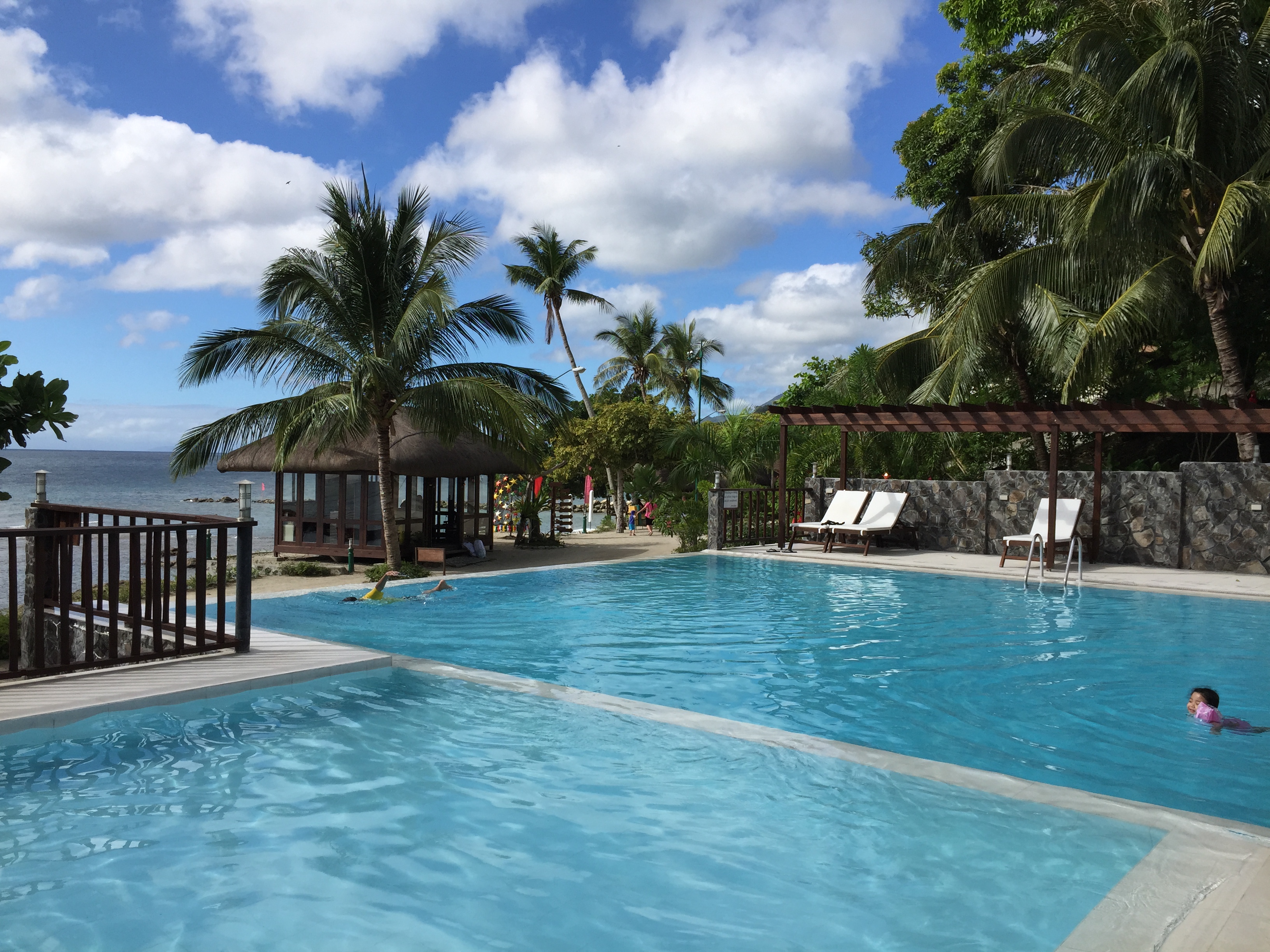 Laiya Palm Beach Resort pool