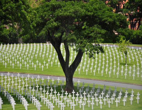17,000 graves Manila American Cemetery 