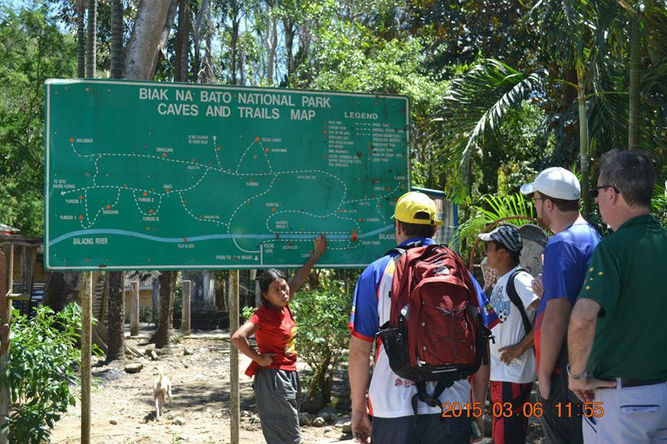 tourist spot in luzon Biak na bato map