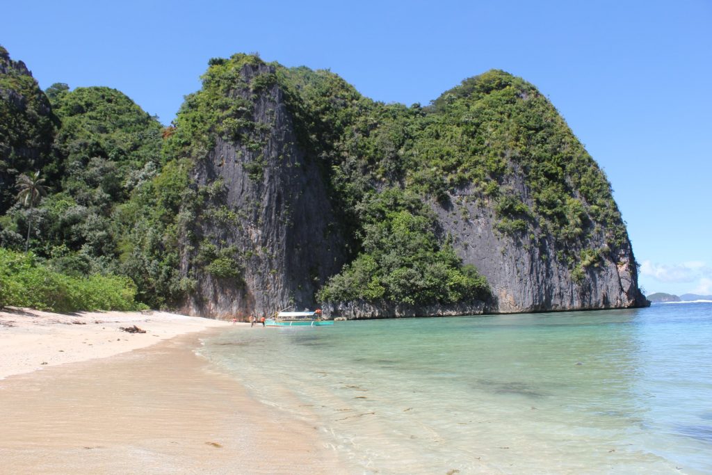 Deserted white sand beaches in Caramoan Southern luzon