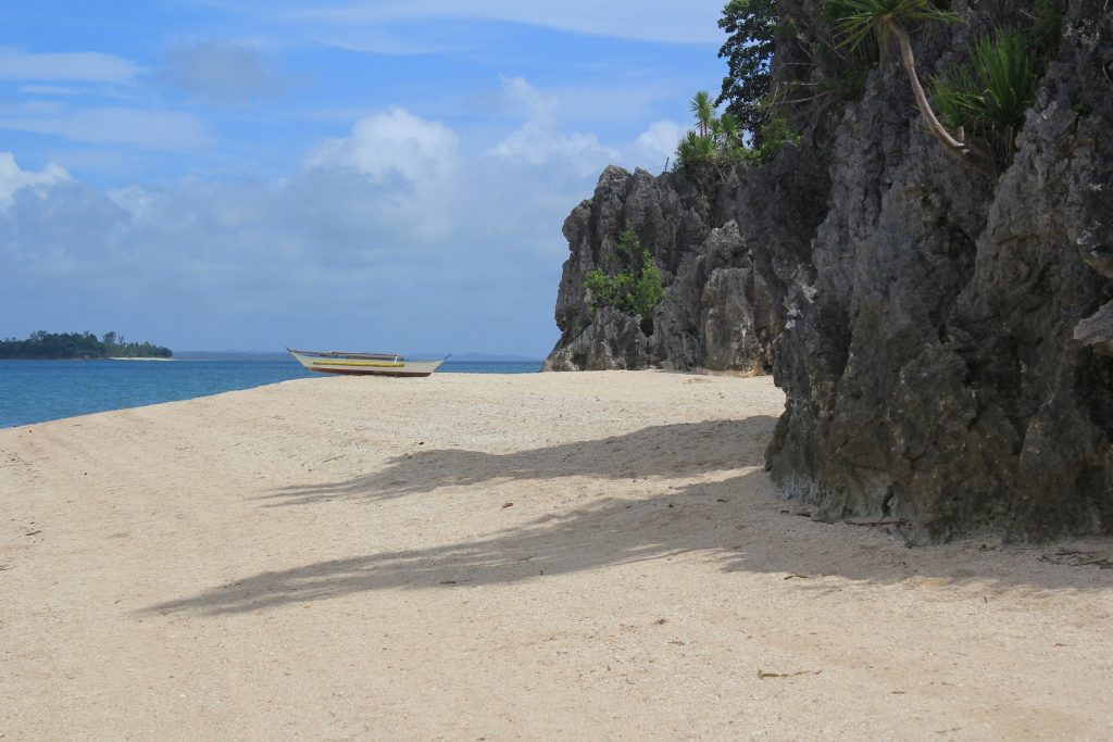 Borawan Island beautiful white sand beach, Southern Luzon