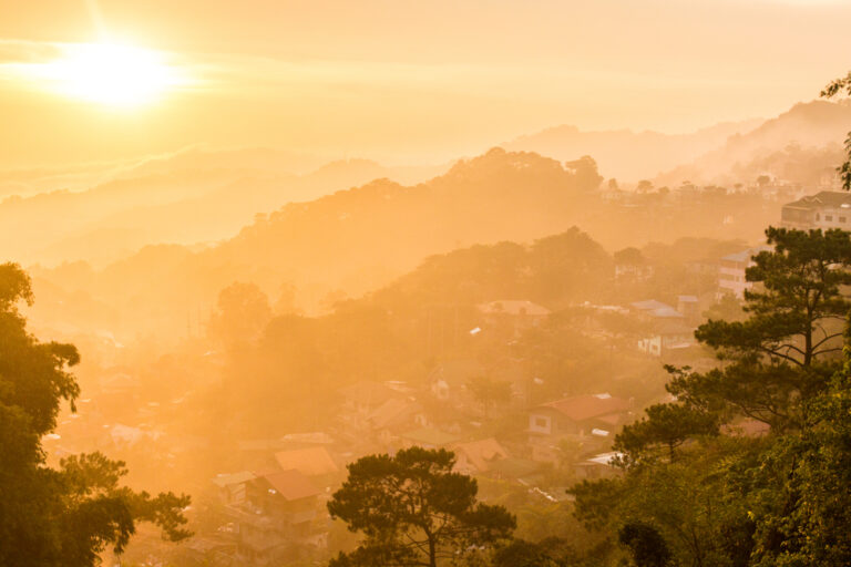 Baguio City at sunrise