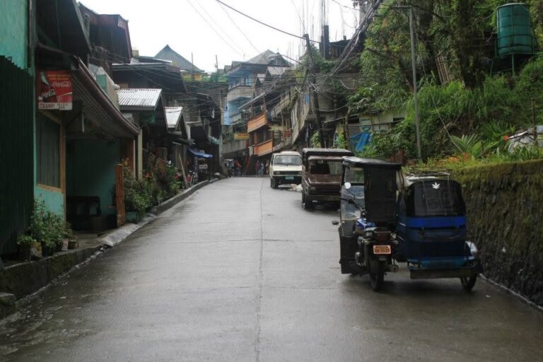 A street in Banaue town, Ifugao