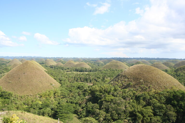 Chocolate Hills viewed from the lookout in Carmen, Bohol