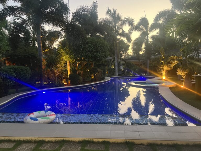 Swimming pool at Alona Royal Palm Resort, Panglao Island, Bohol