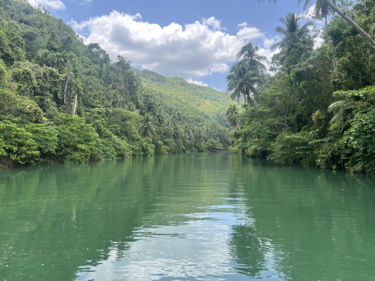 Floating restaurant on the Loboc River, Bohol