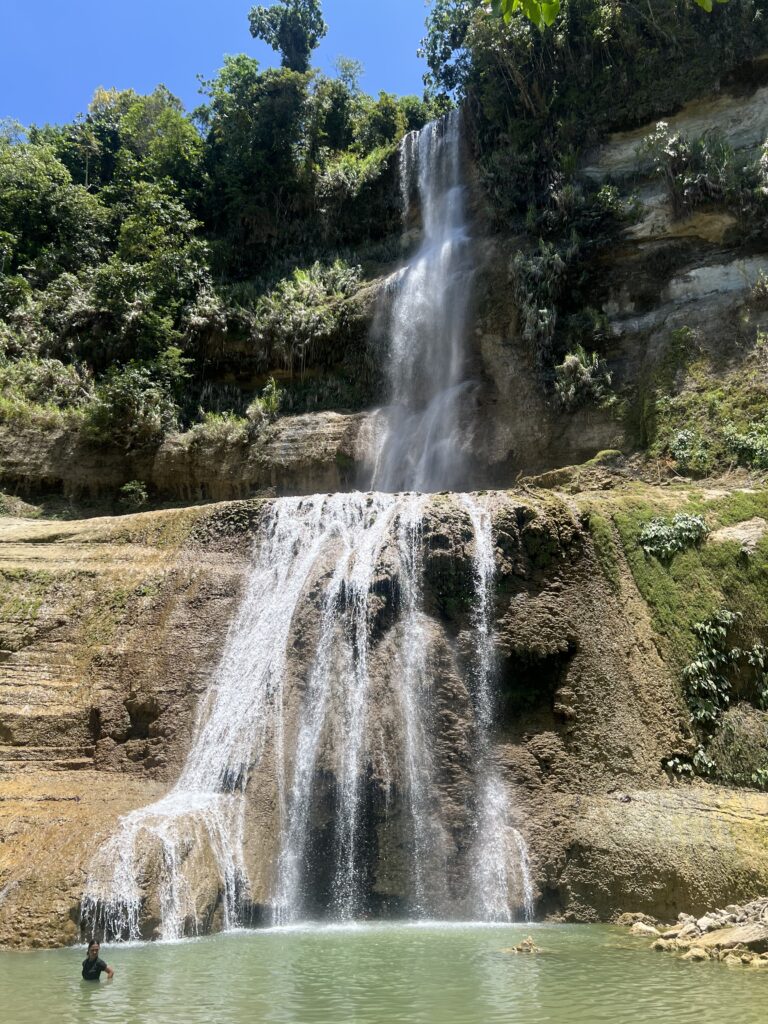Can-umantad Falls in Candijay, Bohol