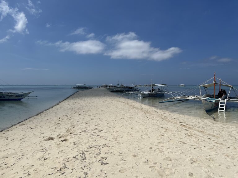 The white sandbar at Virgin Island off Panglao, Bohol