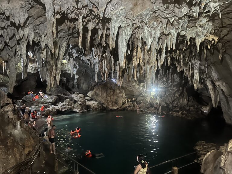 Hinagdanan Cave and its natural pool on Panglao Island, Bohol