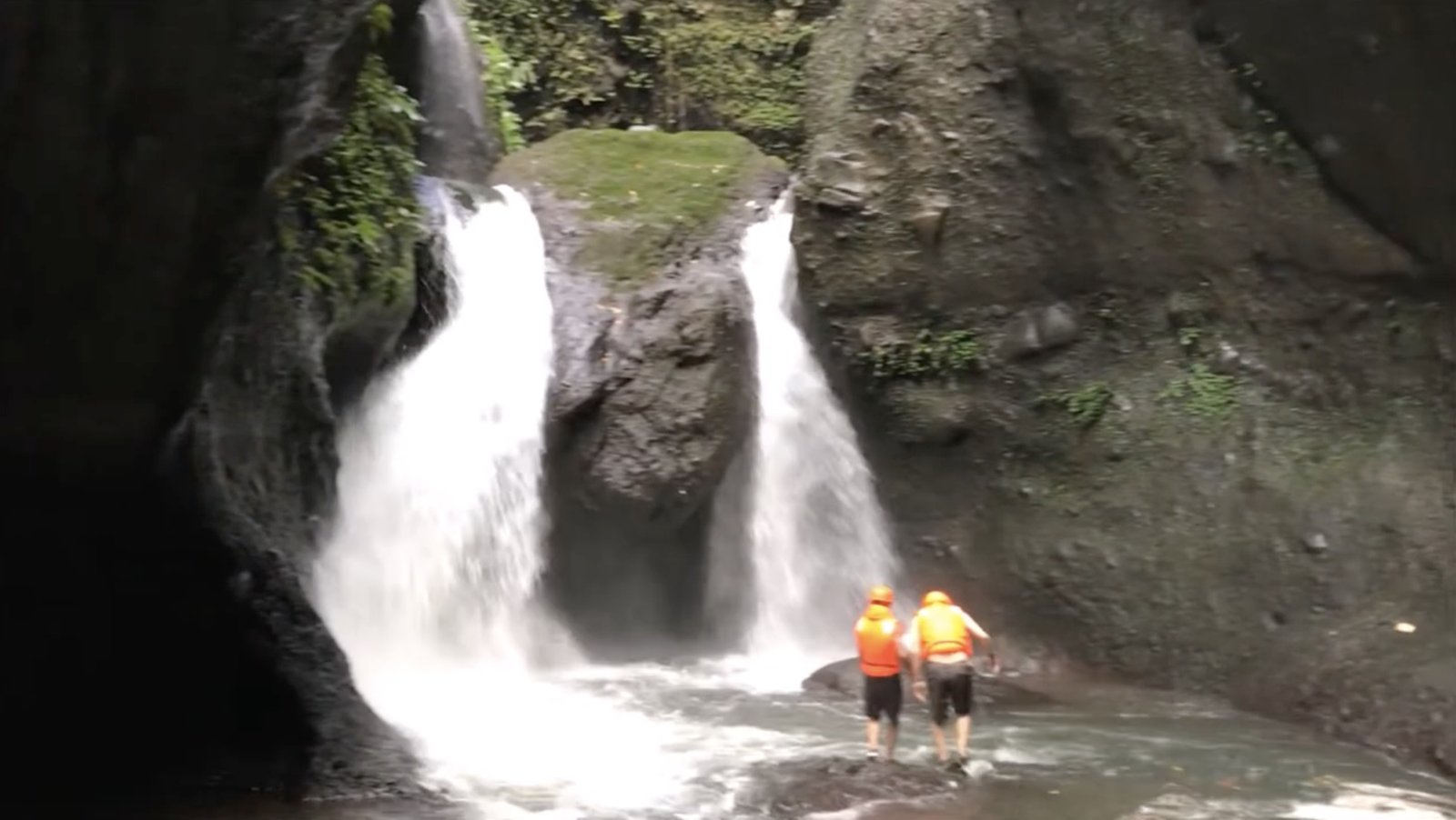 Ambon-Ambon Falls twin waterfalls in Laguna